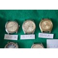 5x Seiko watches for spares or repairs