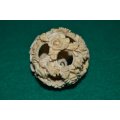 Early 20th century chinses puzzle ball min of 5 balls