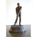 Bronze golf player. would make a lovely gift or trophy