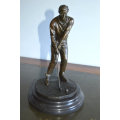 Bronze golf player. would make a lovely gift or trophy