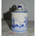 Beautiful blue Delfts salt pot