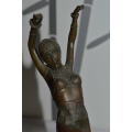 Beautiful `Chiparus` dancing bronze