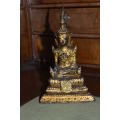Gilt Bronze Crowned Buddha, Rattanakosin-Style