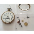 4 x Vintage Pocket Watches. ` For spares & repairs `