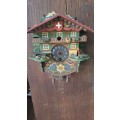 Working miniature cuckoo clock