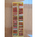 box of 100`s,  sorted and originally packed new vintage watch balance staffs
