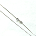Atenea Add a Dangle super fine 40cm 925 sterling silver chain for dangle pendants 1mm link width