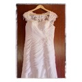 Elegant White Wedding Dress: Imported Soft Chiffon for a Timeless and Graceful Look