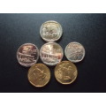 All the South African Commemorative Coins R5 R2 R1 50C since 1994