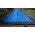 12.0m x 4.5m Swimming Pool Solar Blankets / Solar Covers 500-Micron - Blue