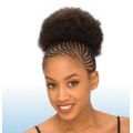 Afro Bun colour black Drawstring FREE comb included //Same day dispatch