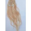Human Hair 8 pc clips extensions volumiser16inch /Blonde613 /same day delivery in most areas
