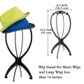 Wig Stand Collapsible Travel wig stand for wigs and hats (wig and hat not included)