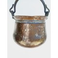 Vintage Solid Copper Bucket/Planter with Handles