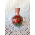 Vintage MOORCROFT Pottery Ceramic Vase with Freesia Flared Neck