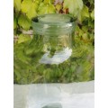Antique XLarge Clear Glass Round Demijohn
