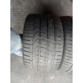305/30/19 × 2 Pirelli Pzerro tyres. 80% thread life