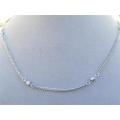 Fabulous solid sterling silver fancy necklace - weight 11.1 g.