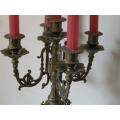 Magnificent vintage solid brass candlestick, in excellent condition. (2)