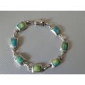Fabulous sturdy solid sterling silver vintage Mexico bracelet - weight 23.53 g.