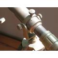 Old Brass Telescope on Wood and Brass Tripot Sales Sample - in perfect working condition
