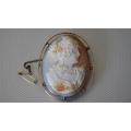 Fabulous Heavy Antique Victorian 9 ct Rose Gold Cameo Brooch - weight 20.3 g.  Value R25,000