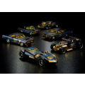 Hot Wheels 50th Anniversary Black and Gold Collection - Collectors Edition 2018 Set of 7 cars