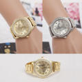 Fashion Stainless Steel Crystal Butterfly Analog Womens Watch