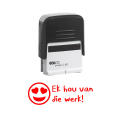 Colop C20 Self Inking Rubber Stamp - Ek Hou Van Die Werk