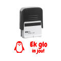 Colop C20 Self Inking Rubber Stamp - Ek Glo In Jou