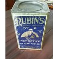 Vintage Rubin's Piet Retief Tobacco Tin