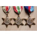 WW2 medal set with 1St army bar