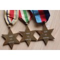 WW2 medal set with 1St army bar