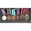 Full size SADF Medals with low nr Propatria and Rare John Chard Decoration