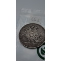 1890 Queen Victoria British Silver `Jubilee Head` Crown....... Low mintage