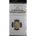 1964 5c coin NGC graded PF66