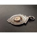 Sterlling Silver and gold fob