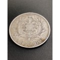 1910 1 Escudo Portuguese coin .835 silver mintage 1 million