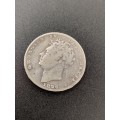 1826 Great Britian George IV 1 shilling coin