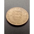 State of Jersey 1/12 of shilling 1888
