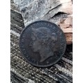 State of jersey 1877 1/12 of a shilling