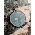 1956 British caribbean territories coin