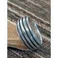 Mens ring sterling silver Size T