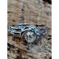 Ladies ring sterling silver Size L