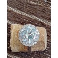 Ladies ring sterling silver Size M.5