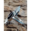 Ladies ring sterling silver Size N