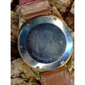Omega geneve wrist watch automatic original crown calliber 552 34mm ex crown WORKING