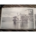 Booklet with 10 unused vintage postcards Lago di como