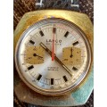 Lanco wrist watch manual wind chronograph 40mm ex crown calliber: valjoux 7733 WORKING
