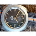 Rotary GT Monza wrist watch ghosted bezel 38mm ex crown WORKING